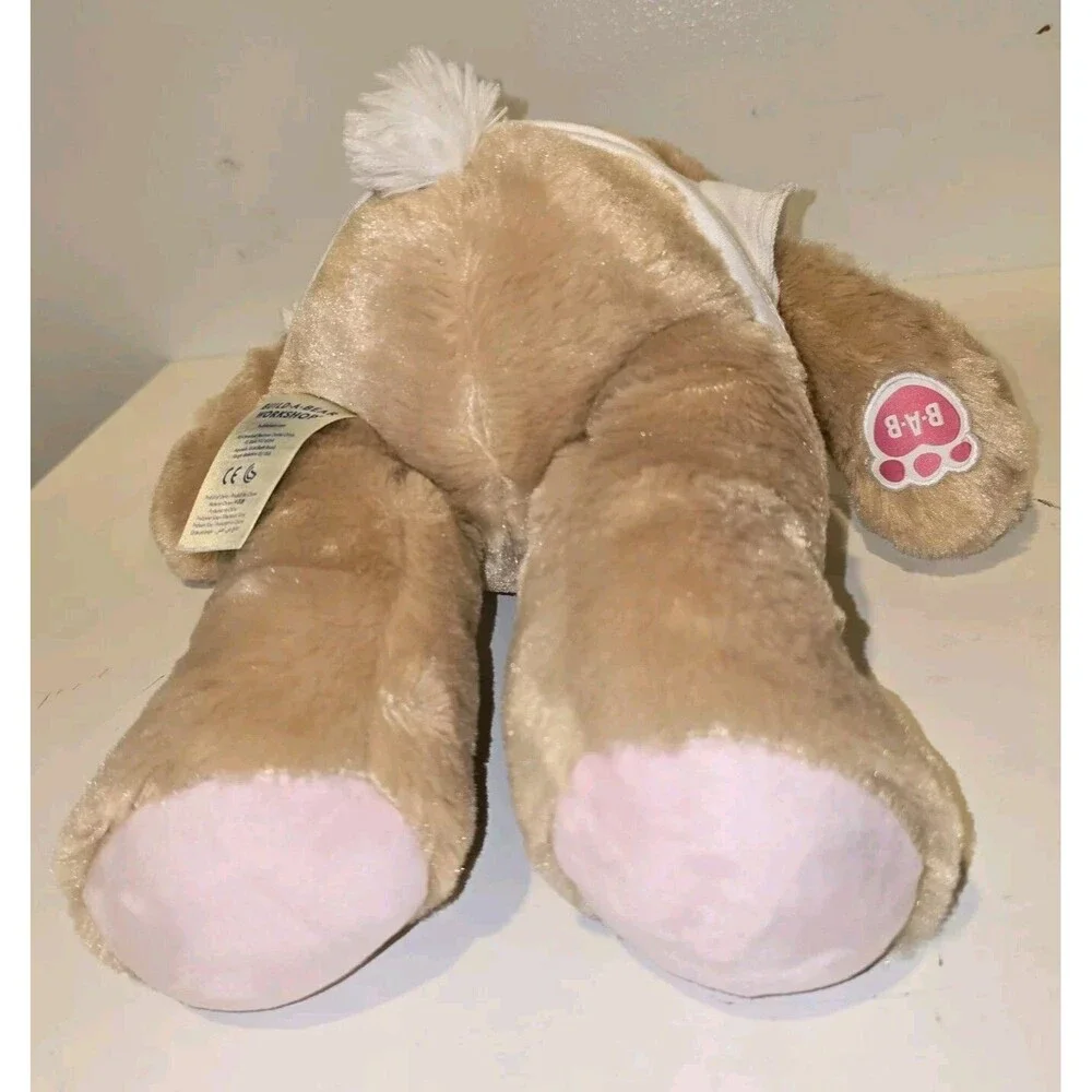 Build A Bear Workshop Pawlette Bunny Rabbit Plush With Happy Birthday Shirt
